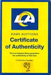 2021 (October 31) Los Angeles Rams #143 ONFL Goodell Game Used Football (MEARS LOA / Rams COA)