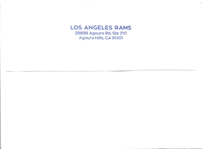 2021 (October 31) Los Angeles Rams #143 ONFL Goodell Game Used Football (MEARS LOA / Rams COA)