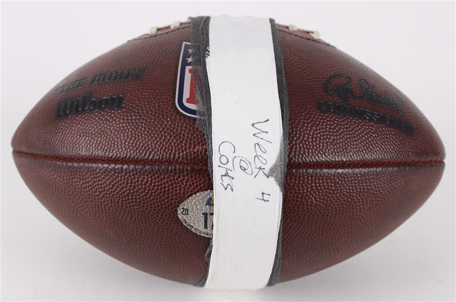 2023 (October 1) Los Angeles Rams #174 ONFL Goodell Game Used Football (MEARS LOA / Rams COA)
