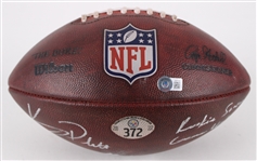 2022 (November 28) Kenny Pickett Ryan Pickens Pittsburgh Steelers #372 Signed ONFL Goodell Game Used Football (MEARS LOA / JSA / Beckett / MetaBilia COA)