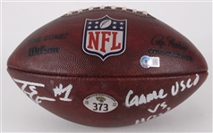 2022 (October 9) Travis Etienne Jacksonville Jaguars #373 Signed ONFL Goodell Game Used Football (MEARS LOA / JSA / Beckett / Jaguars COA)