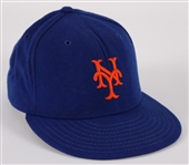 1996 Paul Wilson New York Mets Game Worn Cap (MEARS LOA) Rookie Season