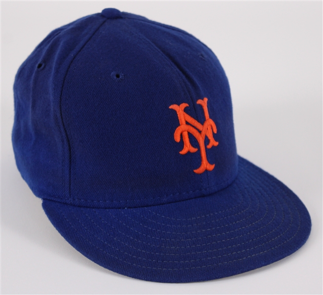 1995-96 Carl Everett New York Mets Signed Game Worn Cap (MEARS LOA / JSA)