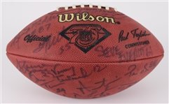 1994 Cleveland Browns Team Signed ONFL Tagliabue 75th Anniversary Football w/ 20 Signatures Including Eric Metcalf, Mark Rypien, Vinny Testaverde & More
