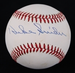 1987-89 Duke Snider Brooklyn Dodgers Signed ONL Giamatti Baseball (JSA)