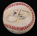 1991-92 Emmitt Smith Dallas Cowboys Signed ONL White Baseball (JSA)