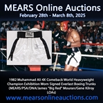 1982 Muhammad Ali 4X Comeback World Heavyweight Champ Exhibition Worn Signed Everlast Boxing Trunks (MEARS/PSA/James "Big Red" Mouran/Kilroy LOAs) " Symbol of Determination in the Face of Reality"