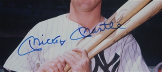 1990-93 Mickey Mantle New York Yankees Signed 17 x 21 Framed Photo (JSA) 