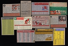 1952-70 New York Yankees Baseball Trading Cards - Lot of 11 w/ Roger Maris, Yogi Berra, Whitey Ford, Phil Rizzuto & More
