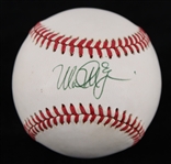 1987-89 Mark McGwire Oakland Athletics Signed OAL Brown Baseball (JSA)