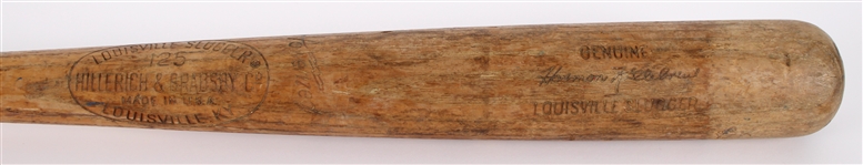 1965-68 Harmon Killebrew Minnesota Twins H&B Louisville Slugger Professional Model Team Index Bat (MEARS LOA)