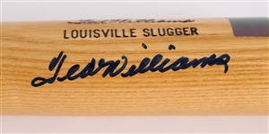 1990's Ted Williams Boston Red Sox Signed H&B Louisville Slugger Bat (JSA)