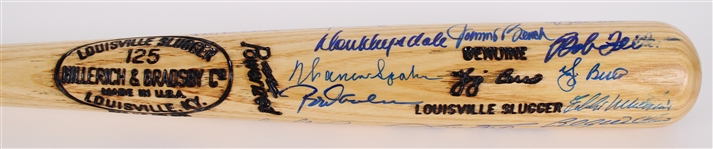 1990s Hall of Fame Multi Signed H&B Louisville Slugger Bat w/ 19 Signatures Including Willie Mays, Hank Aaron, Yogi Berra & More (JSA)