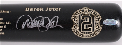 2014 Derek Jeter New York Yankees Signed Louisville Slugger Career Accomplishments Bat (JSA / Steiner / MLB Hologram) 83/100