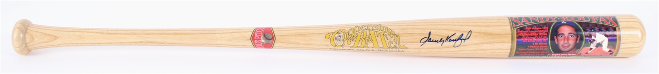1999 Sandy Koufax Los Angeles Dodgers Signed Cooperstown Bat Co. Famous Pitcher Series Bat (JSA) 554/1000