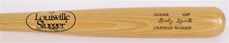 1990-94 Mickey Mantle New York Yankees Signed Louisville Slugger Bat (JSA)