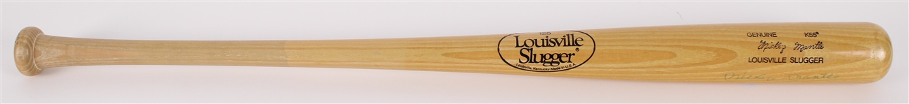 1990-94 Mickey Mantle New York Yankees Signed Louisville Slugger Bat (JSA)