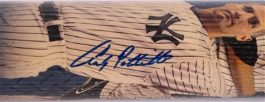 2013 Andy Pettitte New York Yankees Signed Coopersburg Sports Career Accomplishments Graphic Bat (Steiner / MLB Hologram) 49/642