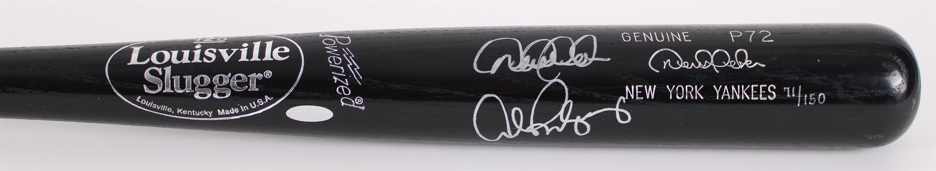 2004 Derek Jeter Alex Rodriguez New York Yankees Dual Signed Louisville Slugger Bat (Steiner) 71/150