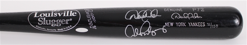2004 Derek Jeter Alex Rodriguez New York Yankees Dual Signed Louisville Slugger Bat (Steiner) 71/150