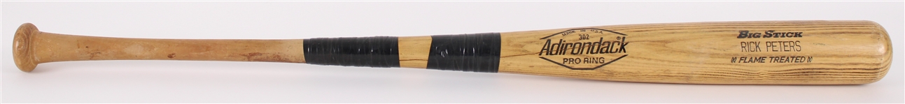 1980-81 Rick Peters Detroit Tigers Adirondack Professional Model Game Used Bat