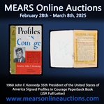 1960 John F. Kennedy 35th President of the United States of America Signed Profiles in Courage Paperback Book (JSA Full Letter)