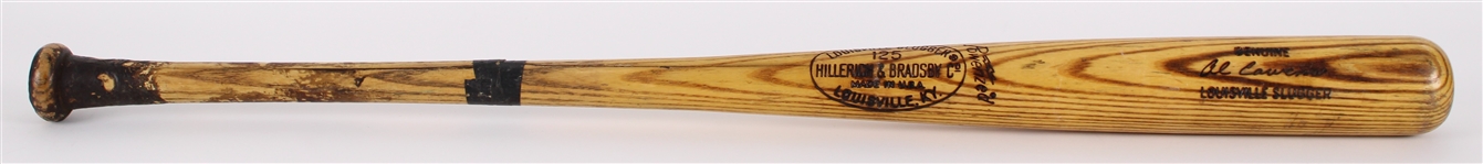 1974-75 Al Cowens Kansas City Royals H&B Louisville Slugger Professional Model Game Used Bat (MEARS LOA)