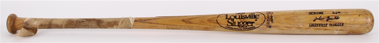 1980-82 John Grubb Texas Rangers Louisville Slugger Professional Model Game Used Bat (MEARS LOA)