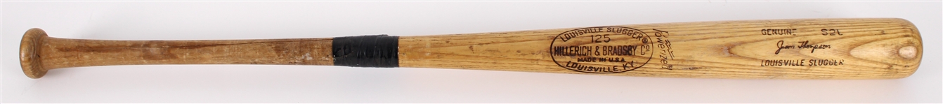 1977-79 Jason Thompson Detroit Tigers H&B Louisville Slugger Professional Model Game Used Bat (MEARS LOA)