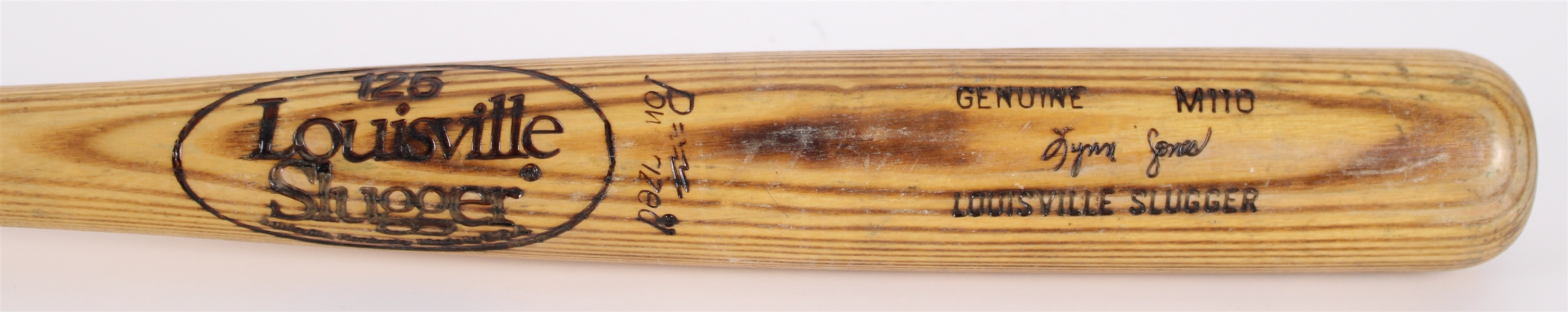 1980-83 Lynn Jones Detroit Tigers Louisville Slugger Professional Model Game Used Bat (MEARS LOA)