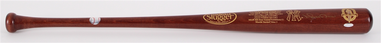 2013 Mariano Rivera New York Yankees Signed Louisville Slugger Career Accomplishments Bat (Steiner) 49/652