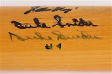 1988 Mickey Mantle Willie Mays Duke Snider Signed H&B Louisville Slugger Cracker Classic Show Bat (*Full JSA Letter*) 150 of 200