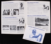 1981 Jackie Robinson UCLA Stadium Dedication Program with Confirmation Card (Lot of 2)