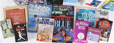 1940s-1990s Basketball, Baseball Books & more (Lot of 63)