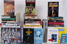 1940s-1990s Basketball, Baseball Books & more (Lot of 63)