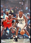 1995-98 Michael Jordan Glenn Robinson Bango The Buck 18" x 27" Photos - Lot of 2   
