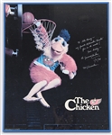 1984 The Famous Chicken Signed & Inscribed 18" x 22" Framed Photo 