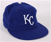 1984-86 Mike Ferraro Kansas City Royals Game Worn Cap (MEARS LOA)