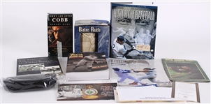 1990s-2000s Baseball Memorabilia Collection - Lot of 7 w/ MIB Babe Ruth Called Shot Mug, Publications & More