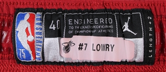 2021-22 Kyle Lowry Miami Heat Game Worn Uniform Shorts (MEARS LOA)