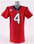 2020 Deshaun Watson Houston Texans Team Issued Alternate Jersey (MEARS A5 / Texans COA)