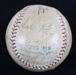 1929-31 Babe Ruth New York Yankees Signed OAL Barnard Baseball (JSA Full Letter & PSA/DNA)