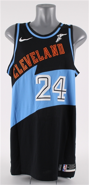 2020 (January 28) Larry Nance Jr. Cleveland Cavaliers Game Worn Classic Edition Kobe Bryant Tribute Jersey (MEARS A5)