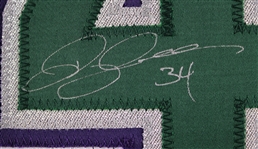 2001-02 Ray Allen Milwaukee Bucks Signed Home Jersey w/ Eastern Conference All Star Patch (MEARS A5 / JSA)