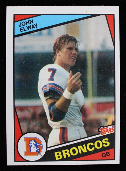 1984 John Elway Denver Broncos Topps #63 Rookie Football Trading Card