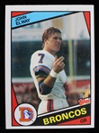 1984 John Elway Denver Broncos Topps #63 Rookie Football Trading Card