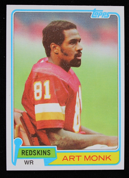 1981 Art Monk Washington Redskins Topps #194 Rookie Football Trading Card