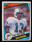 1984 Dan Marino Miami Dolphins Topps #123 Rookie Football Trading Card