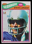 1977 Steve Largent Seattle Seahawks Topps #177 Rookie Football Trading Card