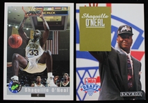 1992 Shaquille ONeal Orlando Magic Skybox & Classic Rookie Basketball Trading Cards - Lot of 2 